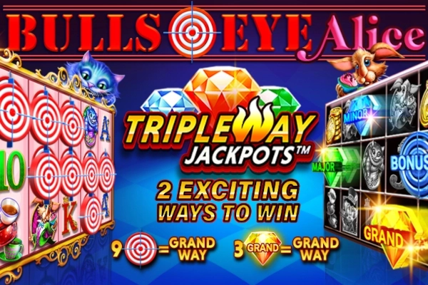 Bulls Eye Alice Triple Way Jackpots